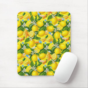 Mousepad Farmácia de padrão de pílula de limão