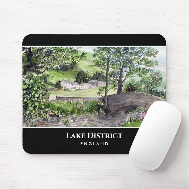 Mousepad Farmhouse perto do Distrito de Trélmere Lake, Ingl (Com mouse)