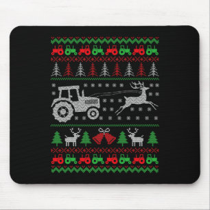 Mousepad Farming Trator Reindeer Fazenda Funny Farmer Ugly