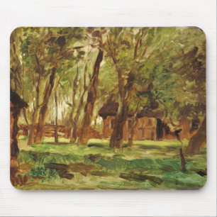 Mousepad Farmstead sob árvores