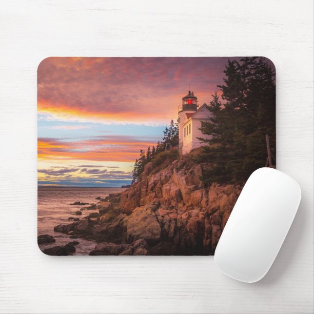 Mousepad Faróis | Acadia National Park Maine (Com mouse)