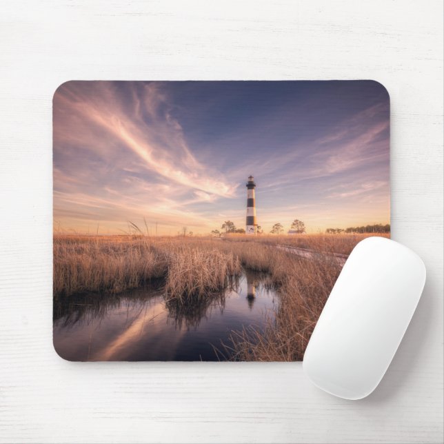 Mousepad Faróis | Bodie Island Outerbanks NC (Com mouse)