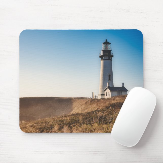 Mousepad Faróis | Farol Chefe Yaquina Oregon (Com mouse)