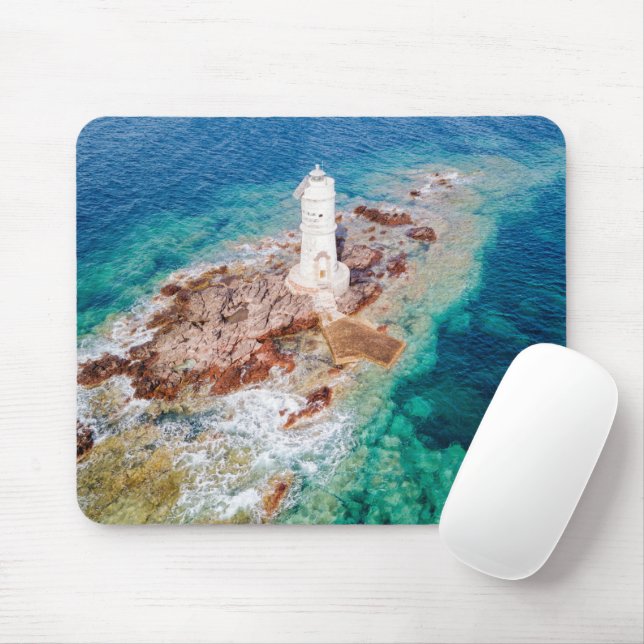 Mousepad Faróis | Farol de Mangiabarche Itália (Com mouse)