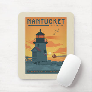 Mousepad Farol Brant Point Mães Nantucket