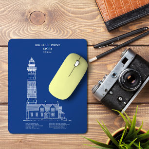Mousepad Farol de Big Sable Point - Michigan – DC