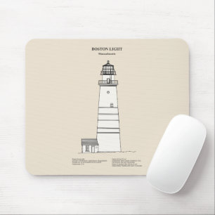 Mousepad Farol de Boston Light - Massachusetts - SBD