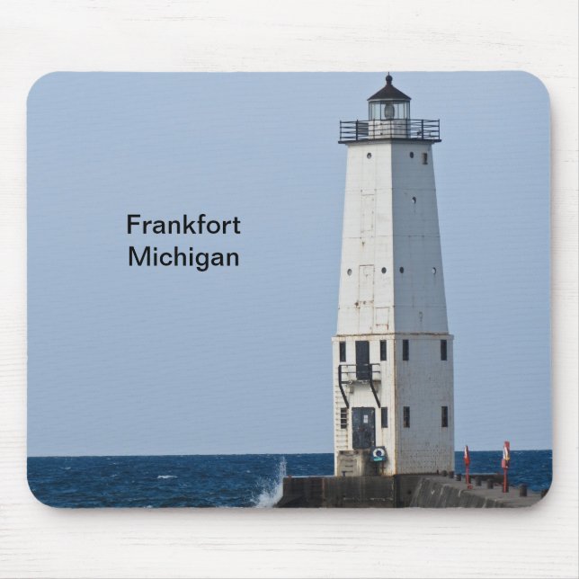 Mousepad Farol de Frankfort Michigan (Frente)