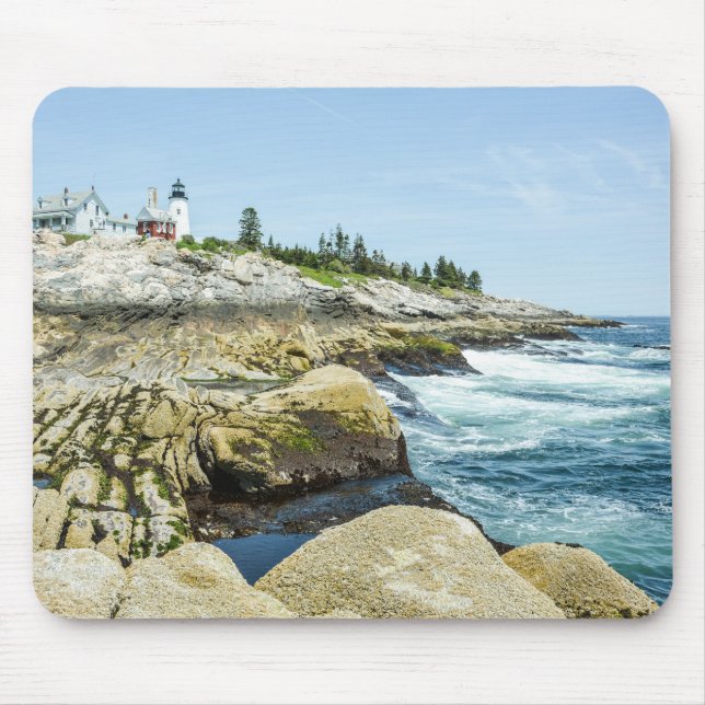 Mousepad Farol de Maine Ponto Pemaquide (Frente)