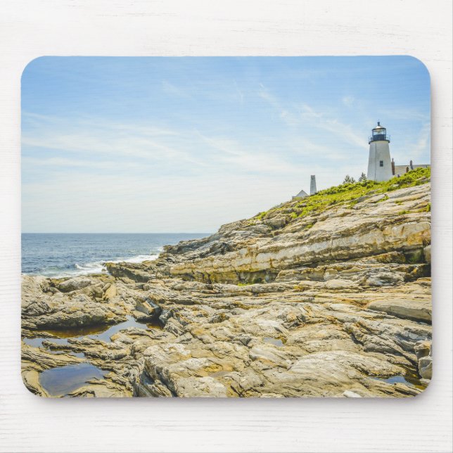 Mousepad Farol de Maine Ponto Pemaquide (Frente)