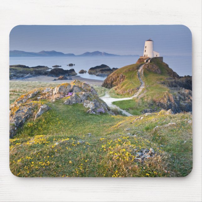 Mousepad Farol do Mawr de Twr na ilha de Llanddwyn (Frente)