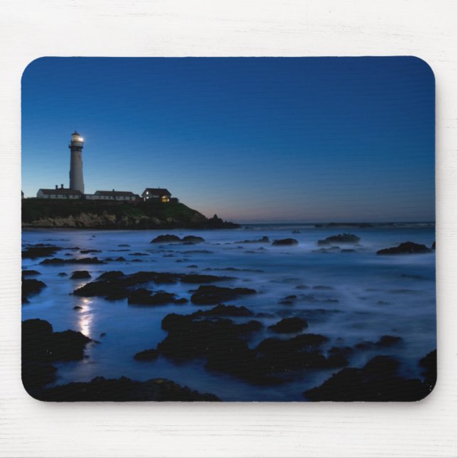 Mousepad Farol | Half Moon Bay do ponto do pombo, Ca (Frente)