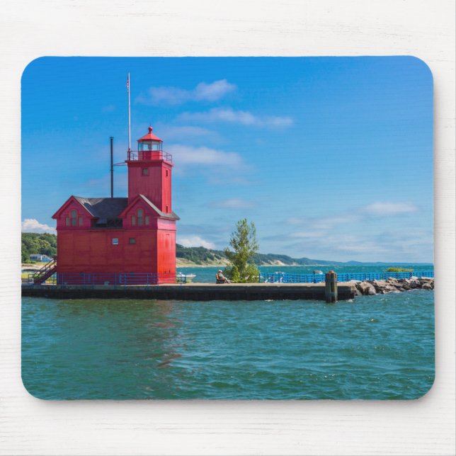 Mousepad Farol Holland Harbor (Frente)