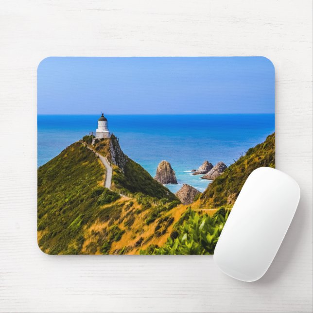 Mousepad Farol Nugget Point, Nova Zelândia (Com mouse)