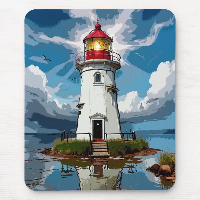 Mousepad Farol Stormy - Torre Navegável (Frente)