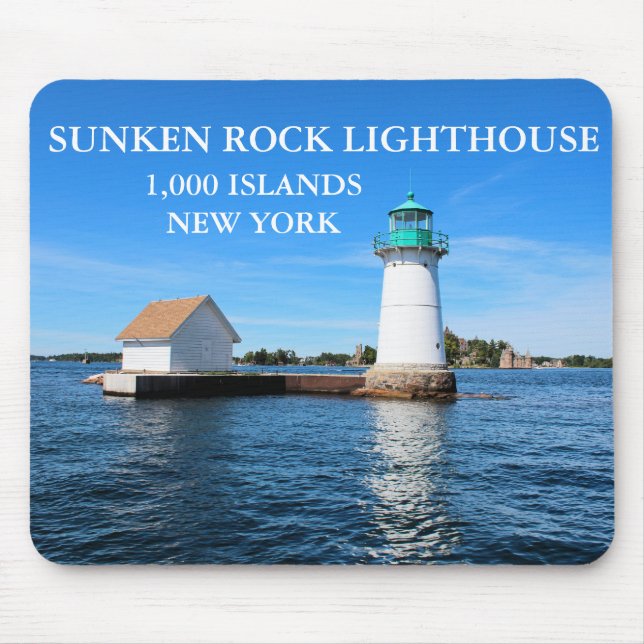 Mousepad Farol Sunken Rock, Nova Iorque (Frente)