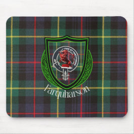 Mousepad Farquharson Scottish Clan Tartan & Crest