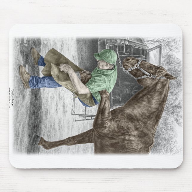 Mousepad Farrier Blacksmith Shoeing Horse (Frente)