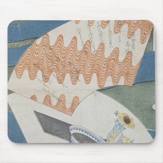 Mousepad Fãs que flutuam em um córrego (Frente)