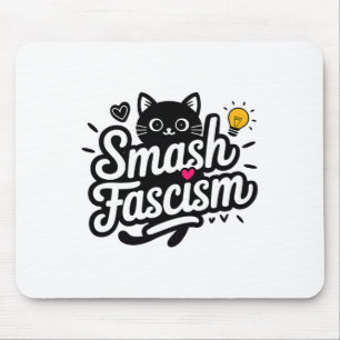 Mousepad Fascismo Esmagador Resistiu Ao Fascismo Para As Mu