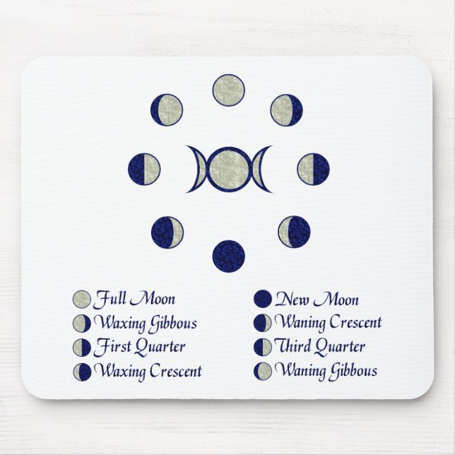 Mousepad Fases da lua (Frente)