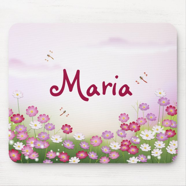 Mousepad Fashion Floral Retro-Legal Bonito (Frente)