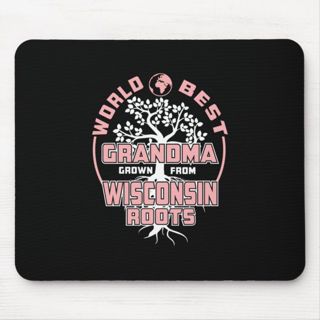 Mousepad Father's Day | World Best Grandma (Frente)