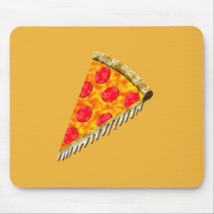 Mousepad Fatia de pizza de anúncio de vinheta