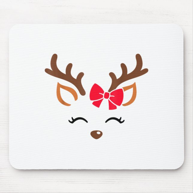 Mousepad Fatia de Renas Natal Fantasia de Natal Camisola G (Frente)