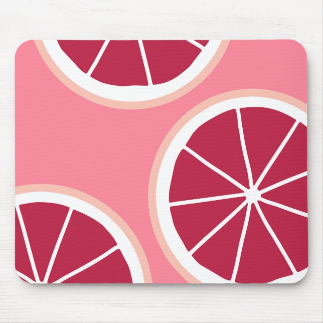 Mousepad Fatia de Toranja Rosa (Frente)