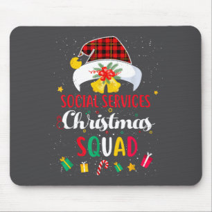 Mousepad Fatia Serviços Partida Chapéu Papai Noel Social Di