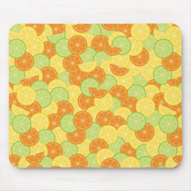 Mousepad Fatias do citrino (Frente)
