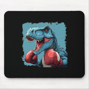 Mousepad Fato de Dinossauro Boxeador Para Amantes de Boxe