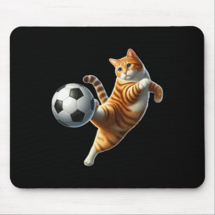 Mousepad Fato de Gato Jogando Futebol Dono de Gato Amante d