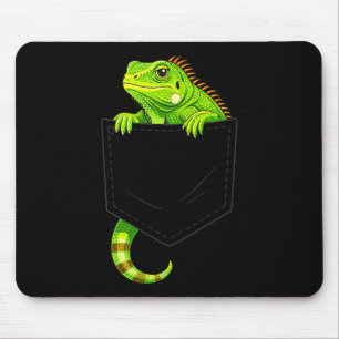 Mousepad Fato de iguana réptil lagarto halloween homens cri