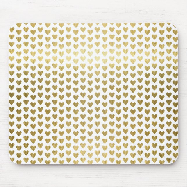 Mousepad Faux Gold Foil Hearn Modern (Frente)