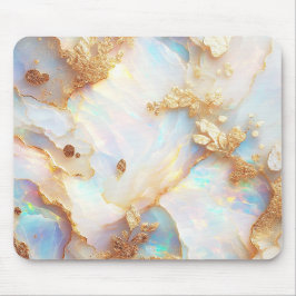 Mousepad Faux Holographic Iridescente Opal Crystal Fantasy