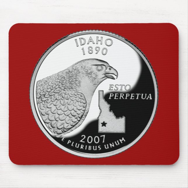 Mousepad Faux Idaho State Quarter (Frente)