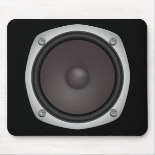 Mousepad Faux Loudspeaker