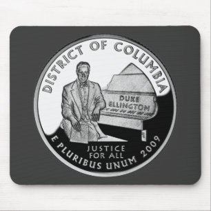 Mousepad Faux Washington District of Columbia Quarter