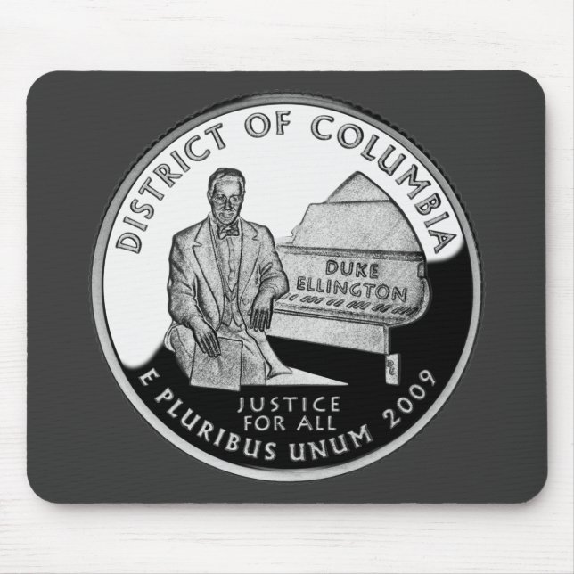 Mousepad Faux Washington District of Columbia Quarter (Frente)