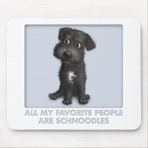 Mousepad Favorito (preto) de Schnoodle