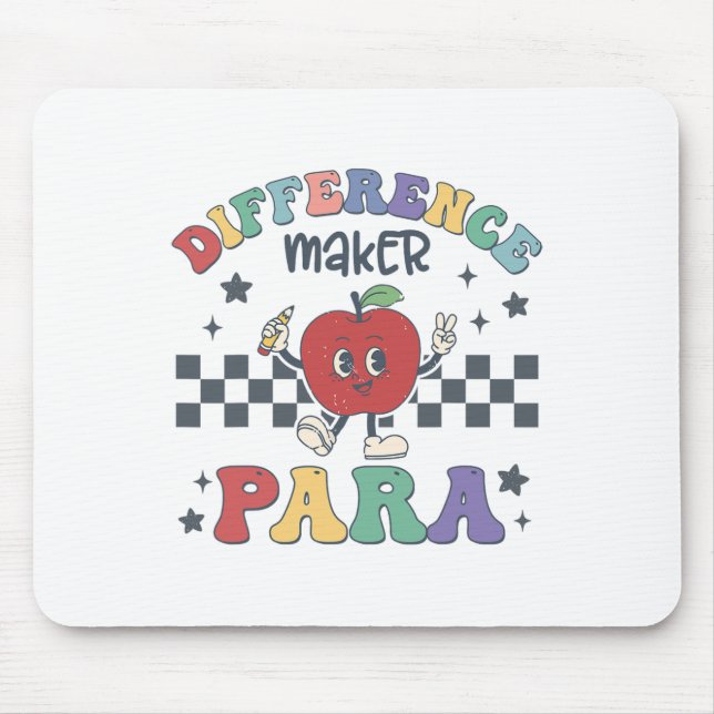 Mousepad Fazedor de Diferença Professor Auxiliar Paraprofis (Frente)