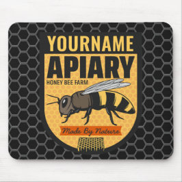 Mousepad Fazenda de colmeias apiárias de abelhas melíferas 