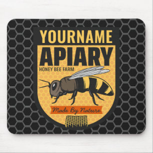 Mousepad Fazenda de colmeias apiárias de abelhas melíferas