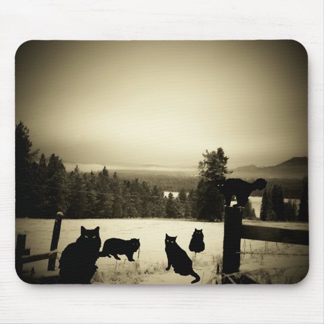 Mousepad Fazenda de Gato Negro (Frente)