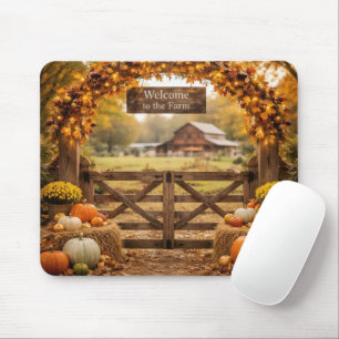 Mousepad Fazenda de Outono no Campo