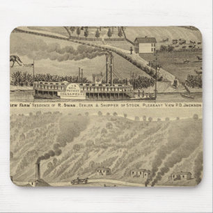 Mousepad Fazenda de visualização agradável