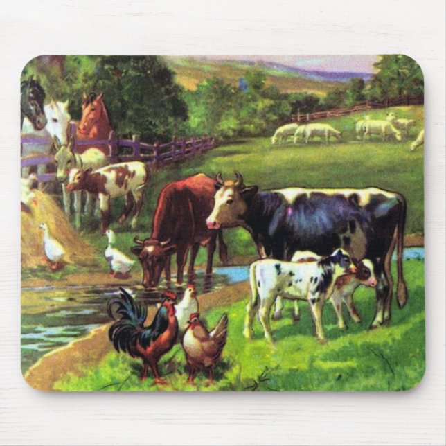 Mousepad Fazenda do vintage (Frente)