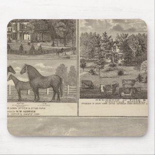 Mousepad fazenda e residência de Red Oak, Tp Central
